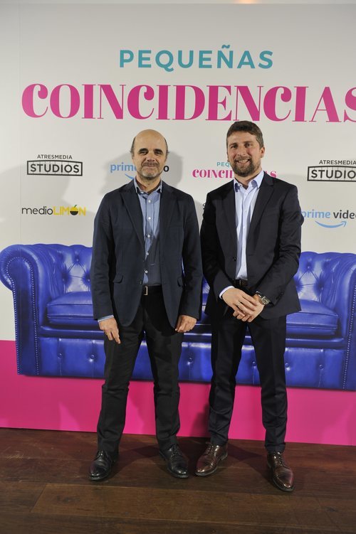 Ignacio Corrales y Ricardo Carbonero en la presentación de 'Pequeñas coincidencias