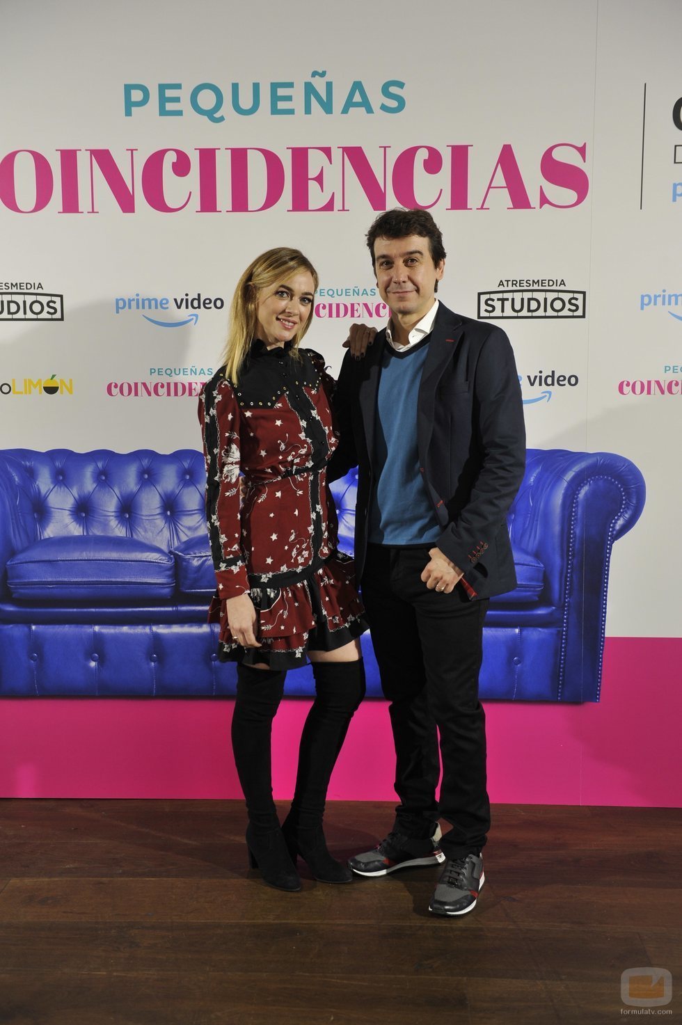 Marta Hazas y Javier Veiga, pareja protagonista de 'Pequeñas coincidencias'