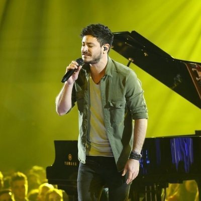 Cepeda en su actuación como invitado de la Gala 10 de 'OT 2018'
