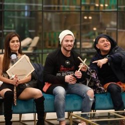 Miriam, Tony Spina y El Koala durante la Gala 12 de 'GH VIP 6'