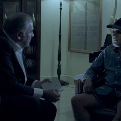 Antonio Gª Ferreras entrevista a un narco en 'Estrecho'