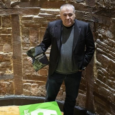 Antonio García Ferreras en la presentación de 'Estrecho'