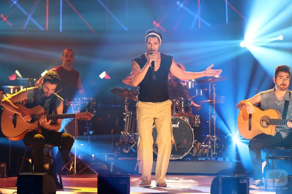 Carlos Baute imita a Ricky Martin en la Gala 10 de 'Tu cara me suena'
