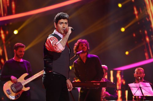 Manu Sánchez imita a Alejandro Fernández en la Gala 10 de 'Tu cara me suena'