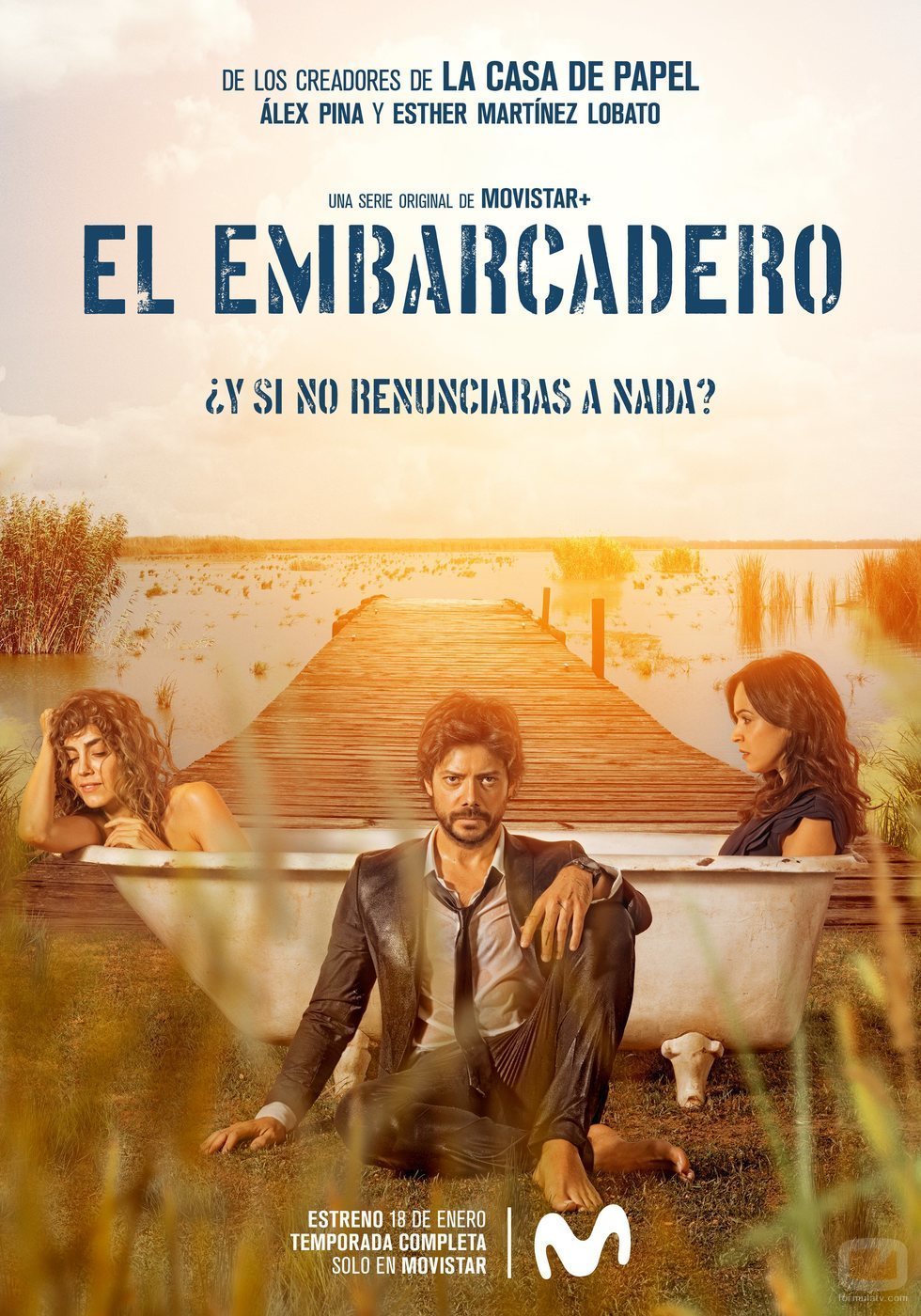 Póster oficial de la primera temporada de 'El embarcadero'