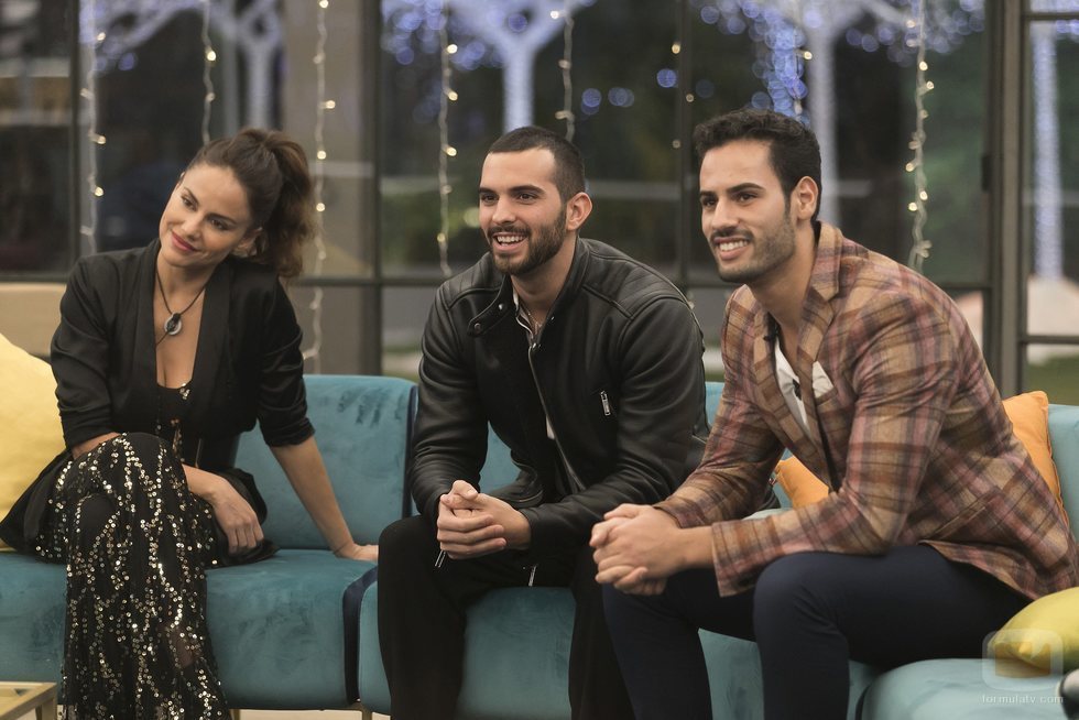 Mónica Hoyos, Suso y Asraf en la gala 13 de 'GH VIP 6'
