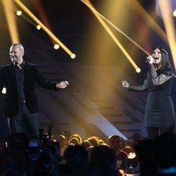 Laura Pausini y Biagio Antonacci actúan en la Gala 12 de 'OT 2018'