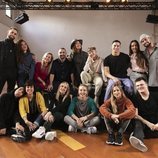 El equipo de 'Fama a bailar' posa en los castings de Madrid