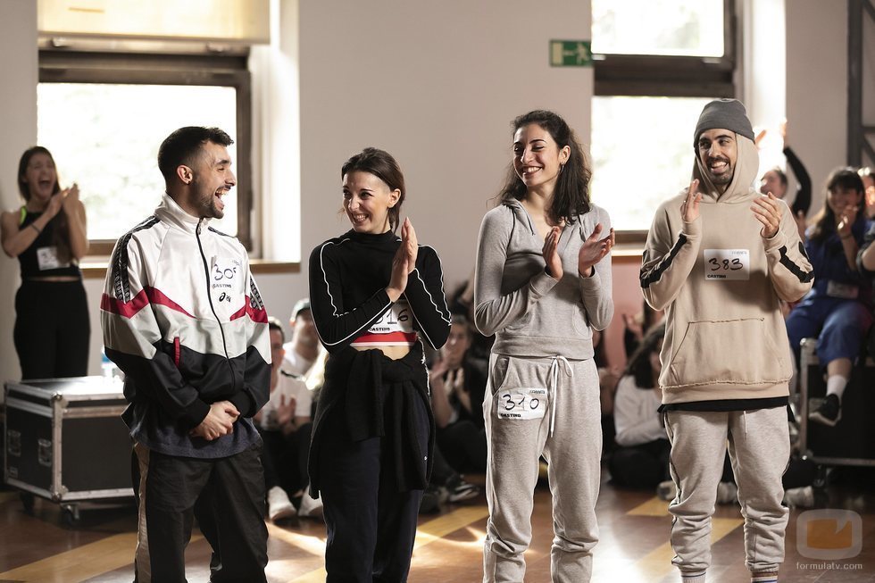 Aspirantes a concursantes de 'Fama a bailar' en el casting de Madrid