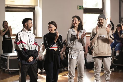 Aspirantes a concursantes de 'Fama a bailar' en el casting de Madrid