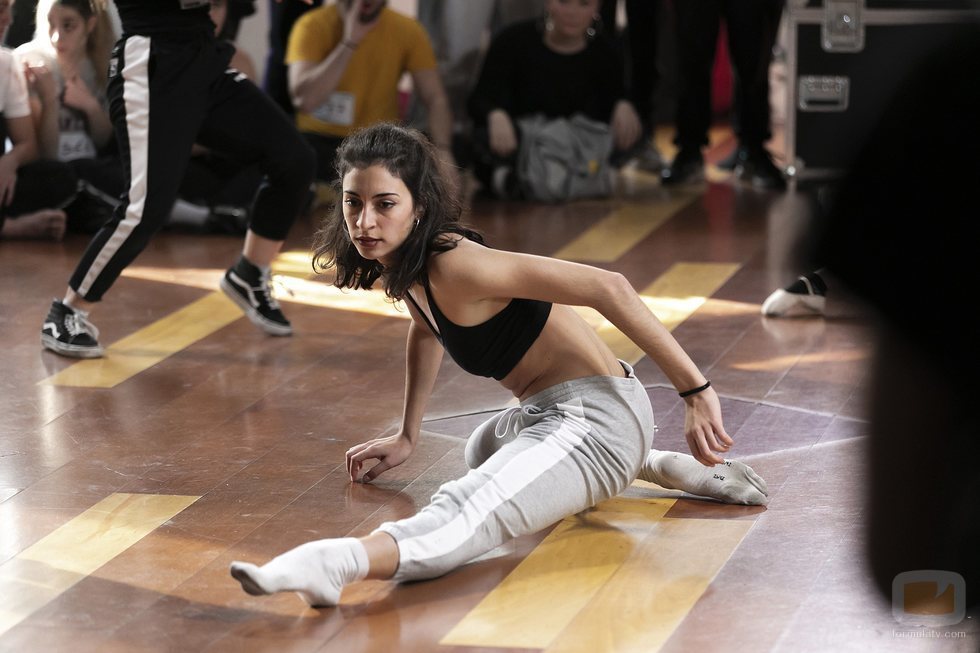 Aspirante baila en una prueba de casting para 'Fama a bailar'