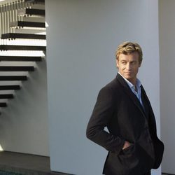 Simon Baker posa en 'El Mentalista'