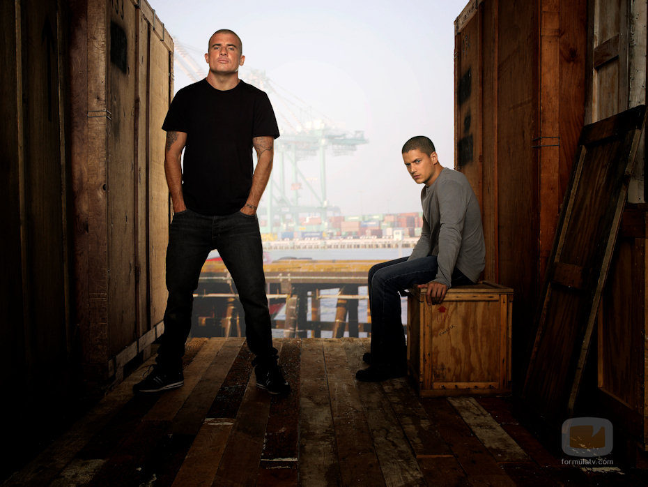 Michael y Lincoln en Prison break: cuarta temporada