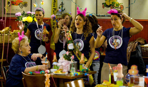 Marisa Porcel, Elena Ballesteros y Chiqui Fernández