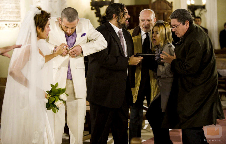 Boda en 'La familia Mata'