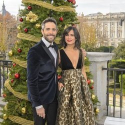 Roberto Leal y Elena Sánchez en la presentación de la Navidad de RTVE