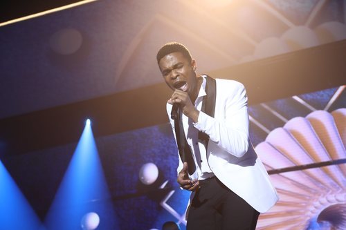 Famous, cantando en la Gala Final de 'OT 2018'