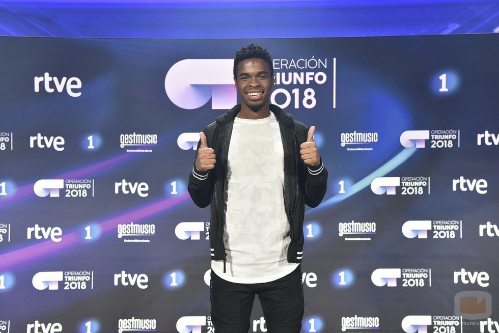 Famous, el ganador de 'OT 2018', en la rueda de prensa tras la final