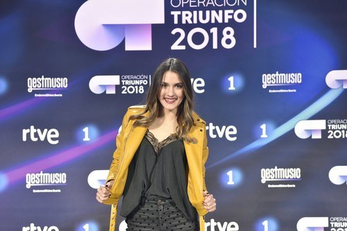 Sabela, la cuarta finalista de 'OT 2018', en la rueda de prensa tras la final