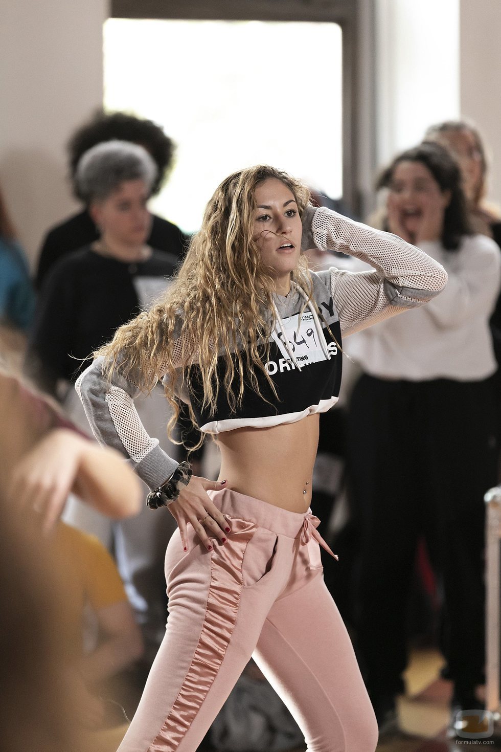 Una aspirante a concursante participa en los castings de 'Fama a bailar'