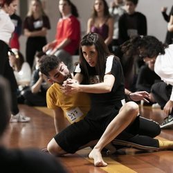 Dos bailarines participan en los castings de 'Fama a bailar' en Madrid
