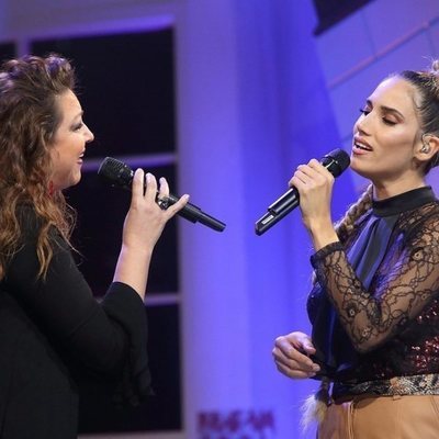 India Martínez y Niña Pastori en la Gala de Navidad de 'OT 2018'