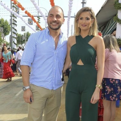 Antonio Tejado y su novia Candela Acevedo