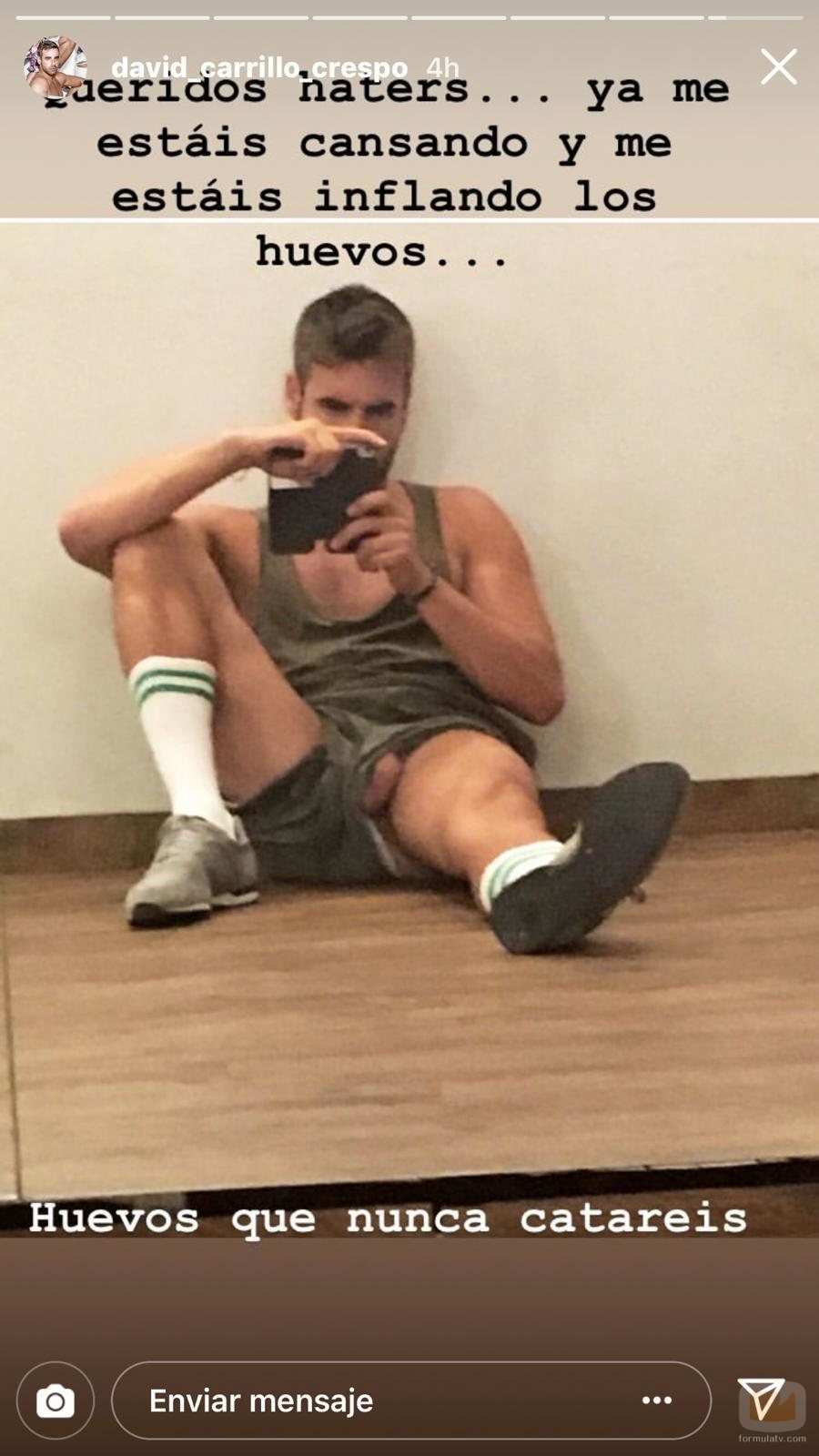 David Carrillo sube una foto muy comprometedora para callar a todos sus haters