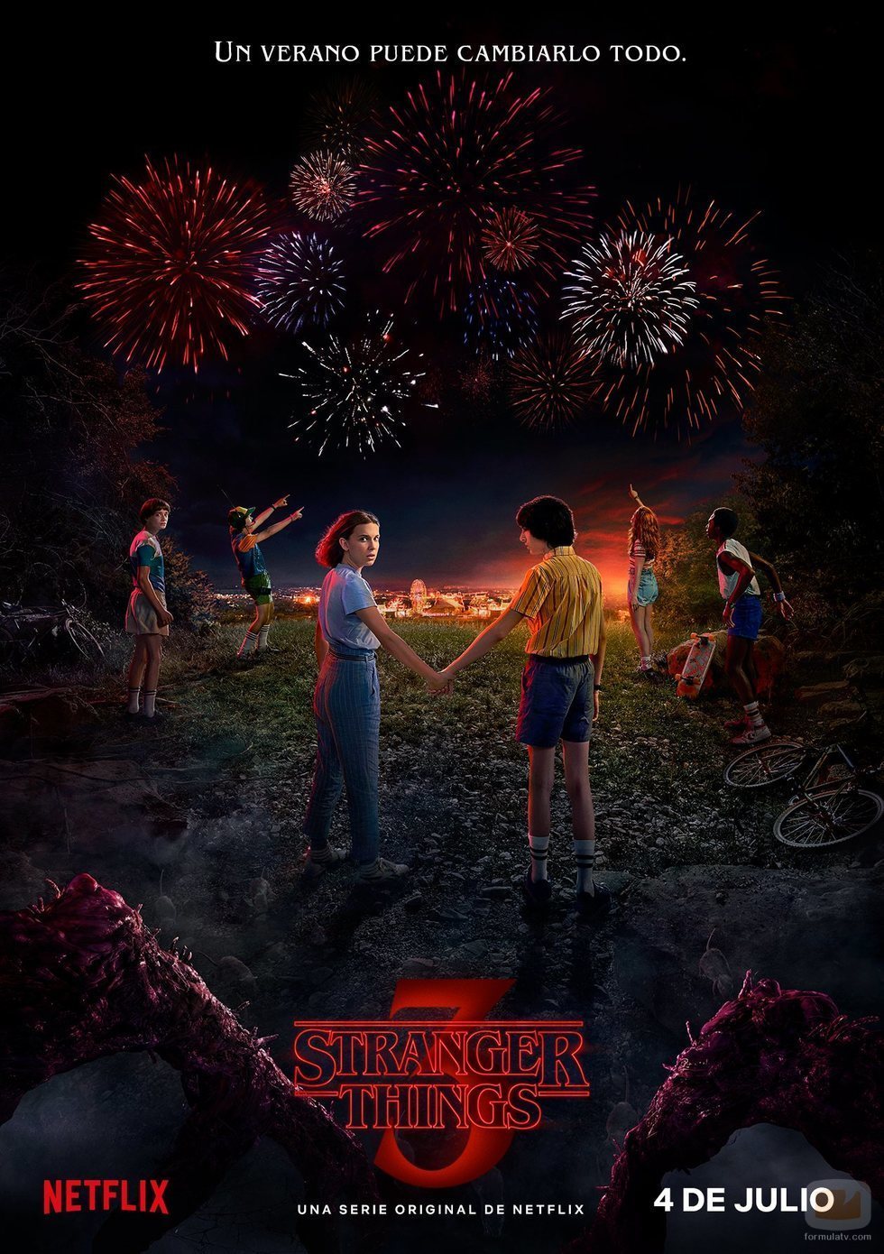 Póster de la tercera temporada de 'Stranger Things'