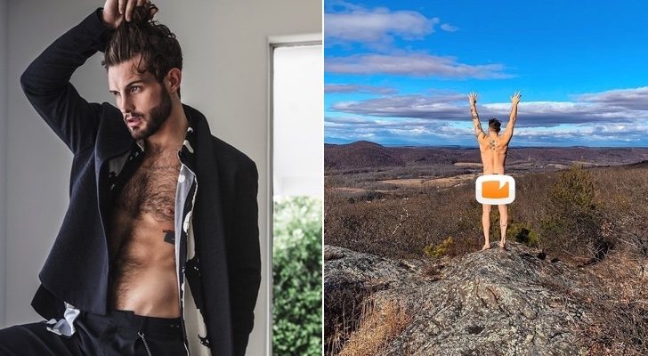 El actor Nico Tortorella, de la serie 'Younger', se desnuda para dar la bienvenida al 2019