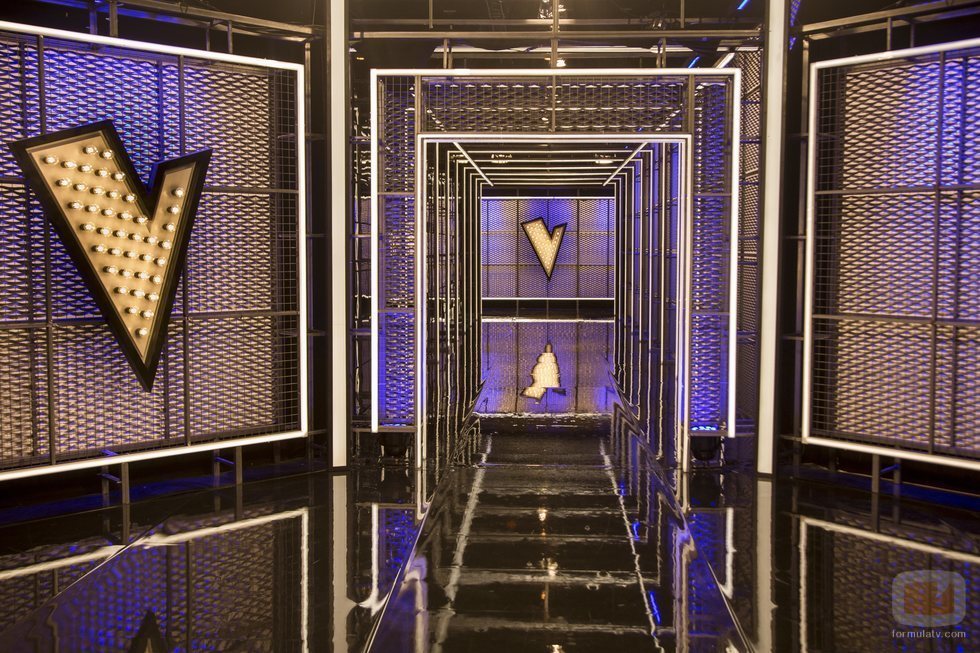 Pasillos del nuevo plató de 'La Voz' en Antena 3