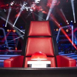 Sillón de 'La Voz' en el nuevo plató de Antena 3
