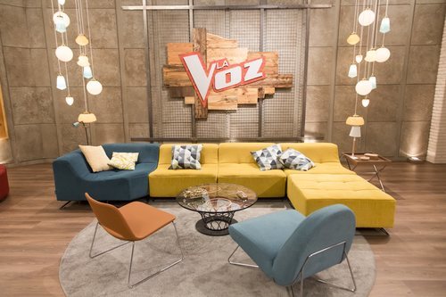 Sala de espera del plató de 'La Voz' en Antena 3