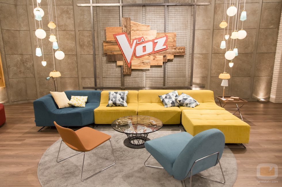 Sala de espera del plató de 'La Voz' en Antena 3
