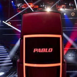 Sillón de coach de Pablo López en 'La Voz'