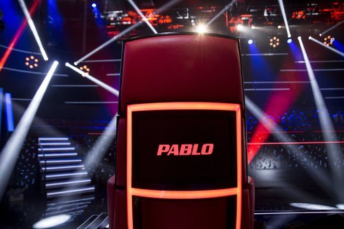 Sillón de coach de Pablo López en 'La Voz'