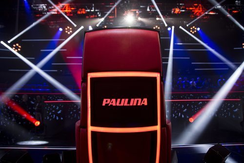 Sillón de coach de Paulina Rubio en 'La Voz'