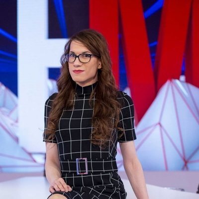 Elsa Ruiz, en el plató de 'Todo es mentira'