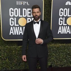 Ricky Martin en la alfombra roja de los Globos de Oro 2019