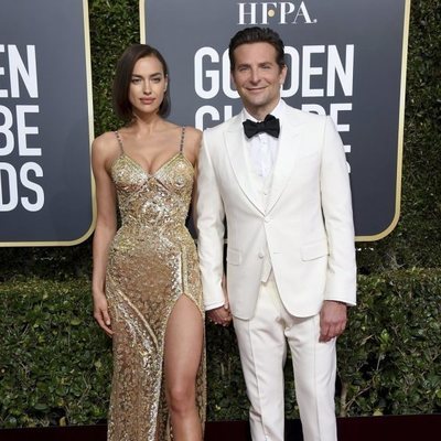 Bradley Cooper e Irina Shayk en la alfombra roja de los Globos de Oro 2019