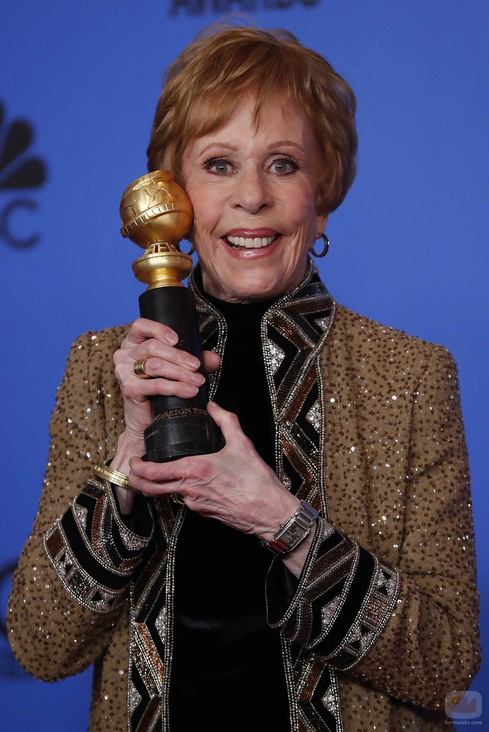 Carol Burnett, ganadora del Carol Burnett en los Globos de Oro 2019