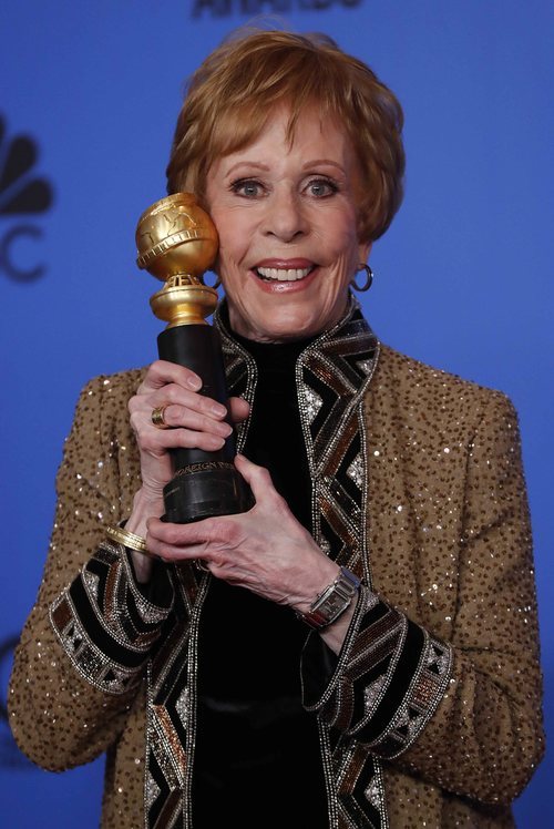 Carol Burnett, ganadora del Carol Burnett en los Globos de Oro 2019
