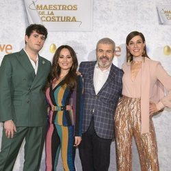 Jurado y presentadora presentan la segunda edición de 'Maestros de la costura'