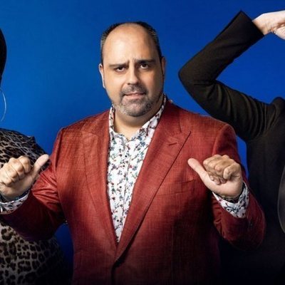 Posado del trío de Carolina Sobe, Julio Ruz y María Jesús Ruiz en 'GH Dúo'