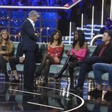 Jorge Javier Vázquez y los familiares en la gala 1 de 'GH Dúo'