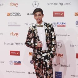 Dave, concursante de 'OT 2018' en los Premios Forqué 2019