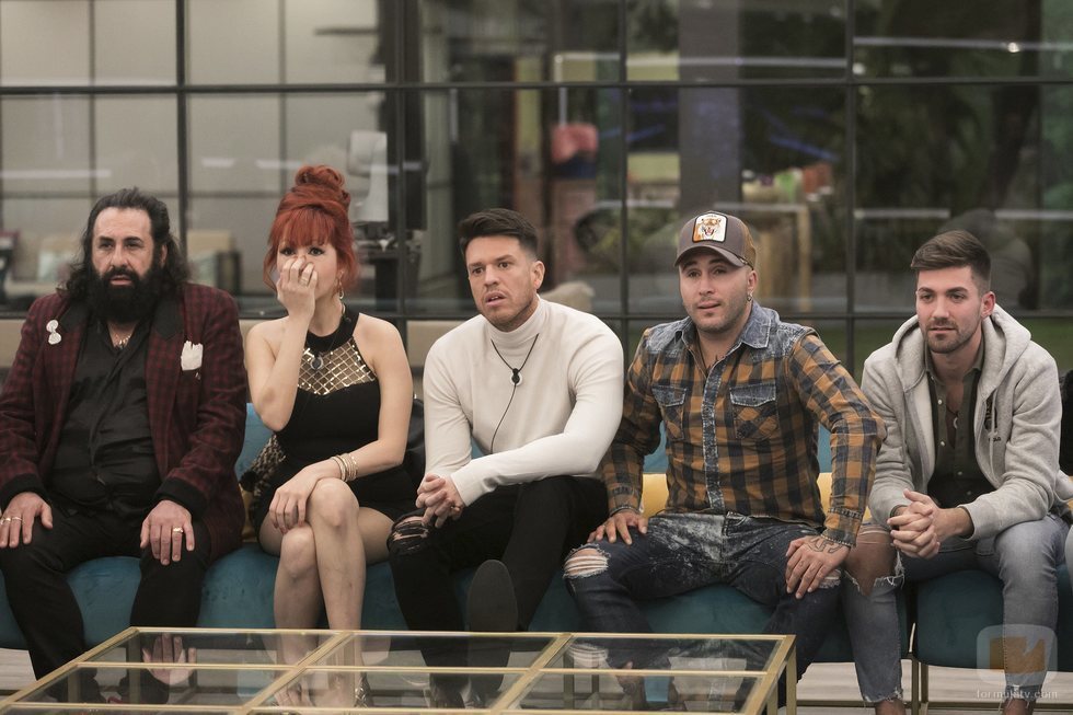Algunos de los concursantes de 'GH Dúo' en la Gala 2 de la edición
