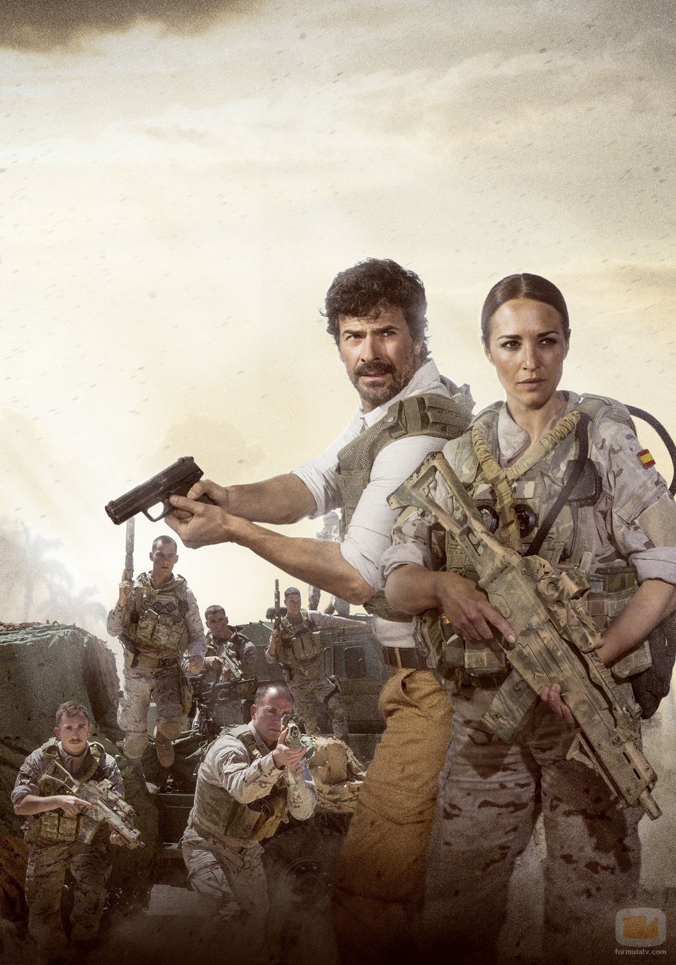 Rodolfo Sancho y Paula Echevarría, protagonistas de 'Los nuestros 2'