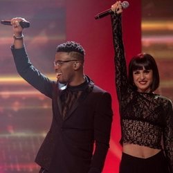Famous y Natalia juntos en la gala de los Premios Forqué 2019