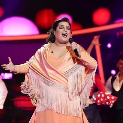 Brays Efe es María del Monte en la Gala 12 de 'Tu cara me suena'